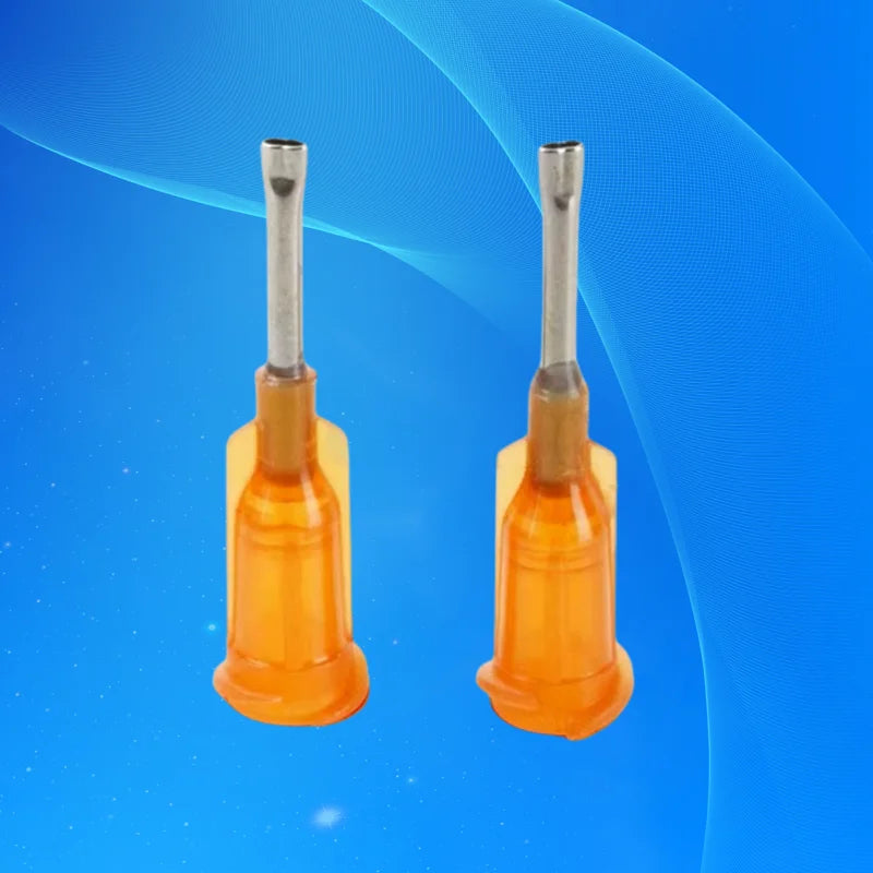 Free Shipping 15G Flat Dispensing Needle Tips 1/2 Inch With Factory Price Glue Dispenser Blunt Needle Tips