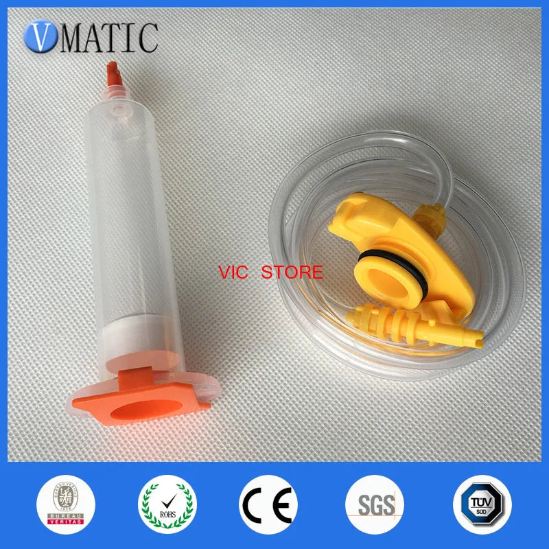 High Quality EFD 10cc/ml Pneumatic Syringe Barrel Valve Robot Barrel Adapter With Dispensing Needle Tip