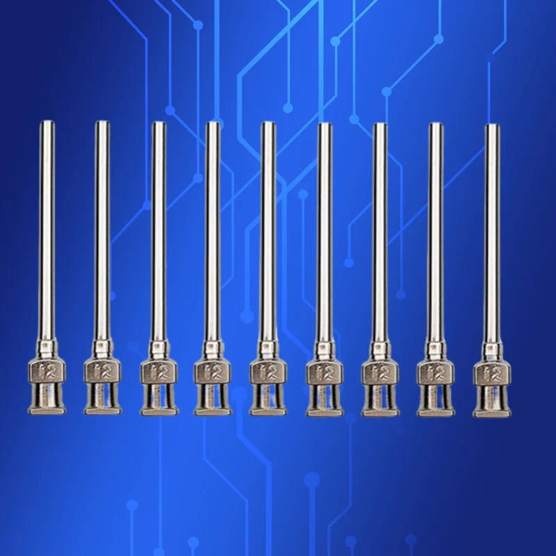 ‌12Pcs 12G 1.5'' Blunt Dispensing Needle | S.S. for Epoxy/Silicone Free Shipping‌