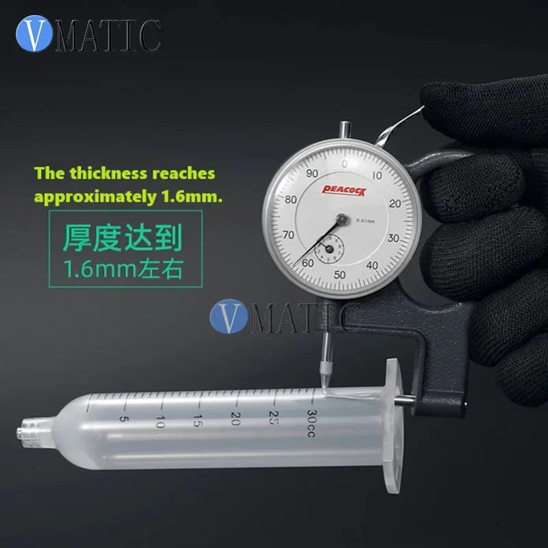 Free Shipping 55/30CC Japanese Style New Scale Pneumatic Dispensing Syringe for American Automation Glue Applicator Gun Adapter