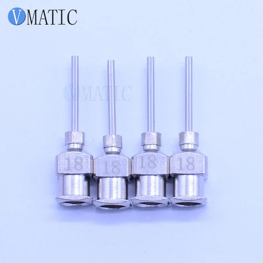 Free Shipping 12Pcs 0.5 Inch Tip Length 18G Stainless Steel Syringe Needle 1/2 Inch