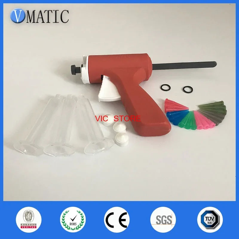 Free Shipping Brand 10ml Manual Syringe Gun Single Liquid Glue Gun 10cc