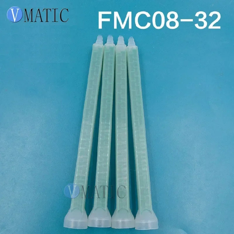 ‌Industrial Static Mixer Nozzles FMC08-32 | 10pcs Square Plastic Mixing Tubes for Epoxy/Adhesive Anti-Clog Free Shipping