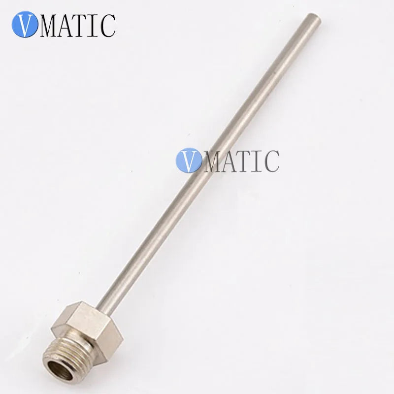 Free Shipping 2Pcs Quality OEM Special Screw Thread Metal Luer Lock Stainless Steel Dispensing Needles M3M4M5M6