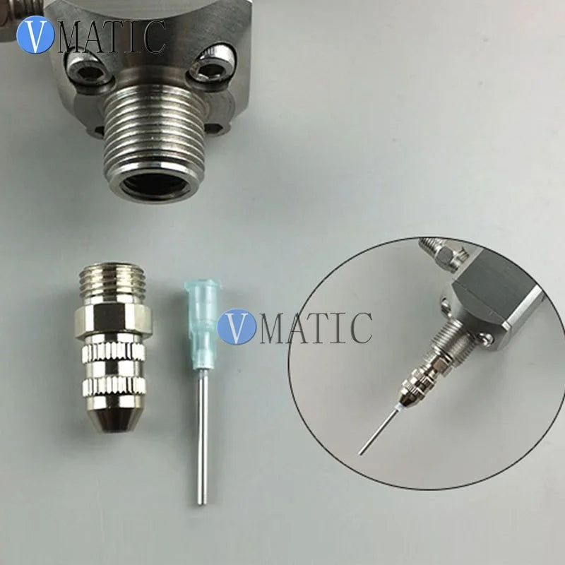 VC-74 Suction Dispensing Valve for High Viscosity Fluids, High Pressure Manual Control Precision Glue Dispensing Tool