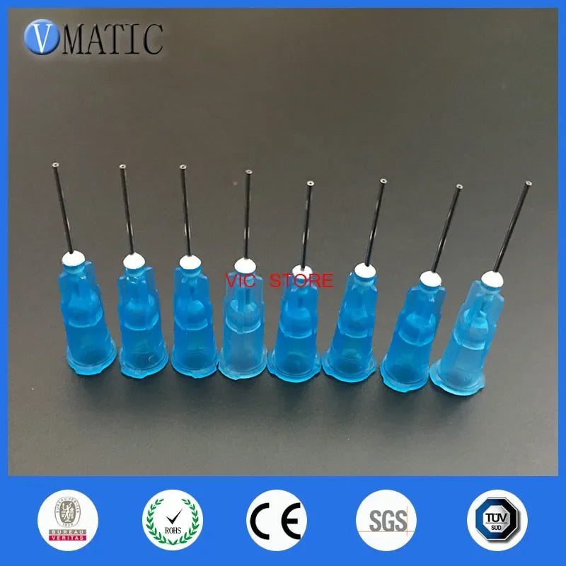 Free Shipping 100 Pcs 23G Quality Pinhead For Dispensing Machine Syringe Needle Metal Pinhead Glue Dispenser Needle 1/2 Inch