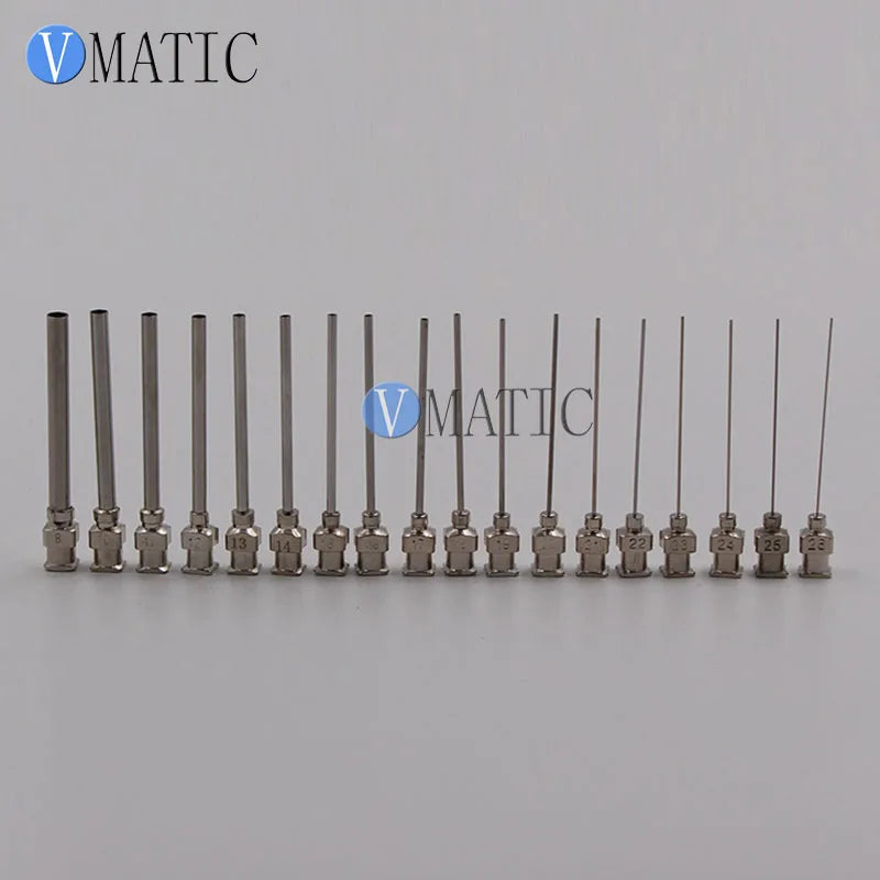 High Quality 12Pcs 12G 1.5'' Blunt Stainless Steel Dispensing Adhesive Glue Dispenser Syringe Needle 1-1/2 Inch