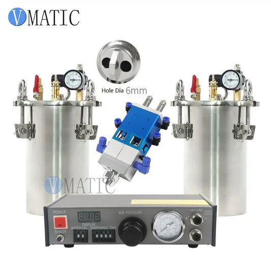 ‌Auto Glue Dispenser | 2x2L Tanks + Dual-Piston System for Automotive Sealing High Flow Fast Ship‌