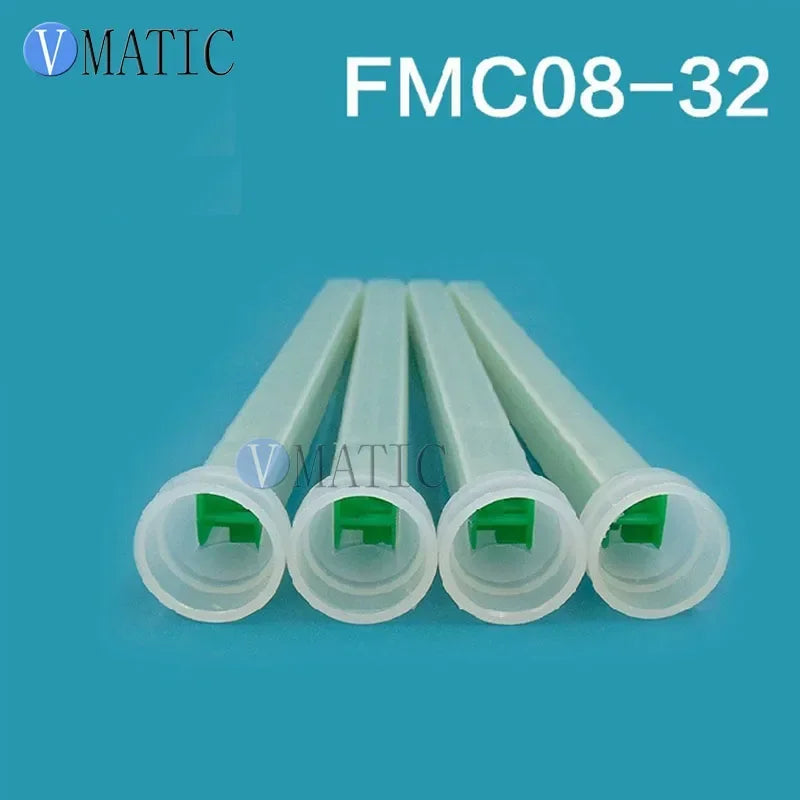 ‌Industrial Static Mixer Nozzles FMC08-32 | 10pcs Square Plastic Mixing Tubes for Epoxy/Adhesive Anti-Clog Free Shipping