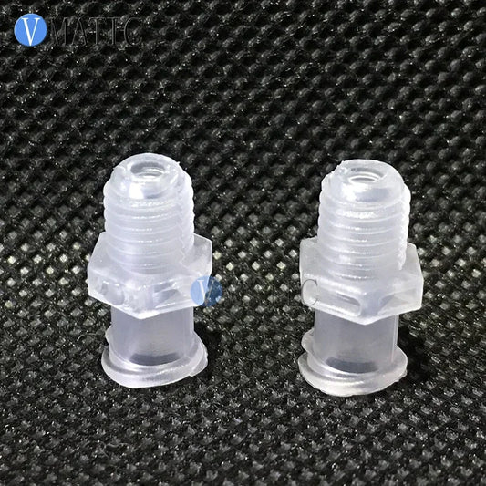 Free Shipping Female Luer Tapered Syringe Fitting Connector (Polyprop) Adapter 1/4 Inch Screw 100pcs