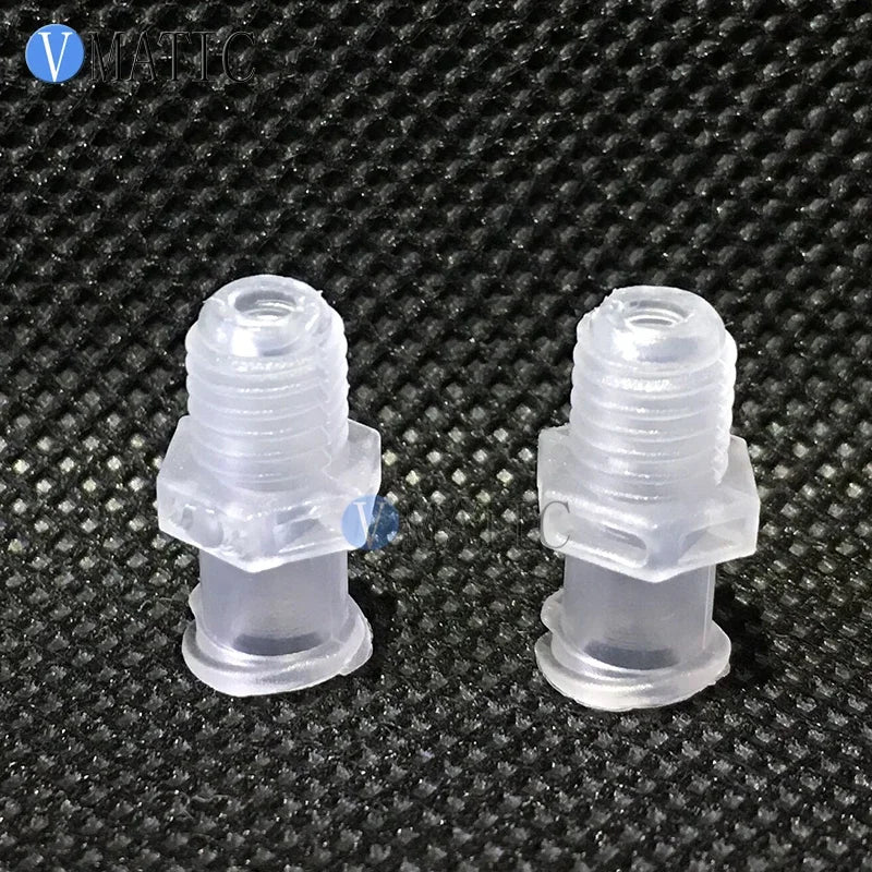Free Shipping Female Luer Tapered Syringe Fitting Connector (Polyprop) Adapter 1/4 Inch Screw 100pcs