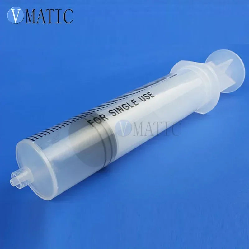 Free Shipping 12Pcs Safety Plastic Manual Dispensing Syringe 100cc/ml