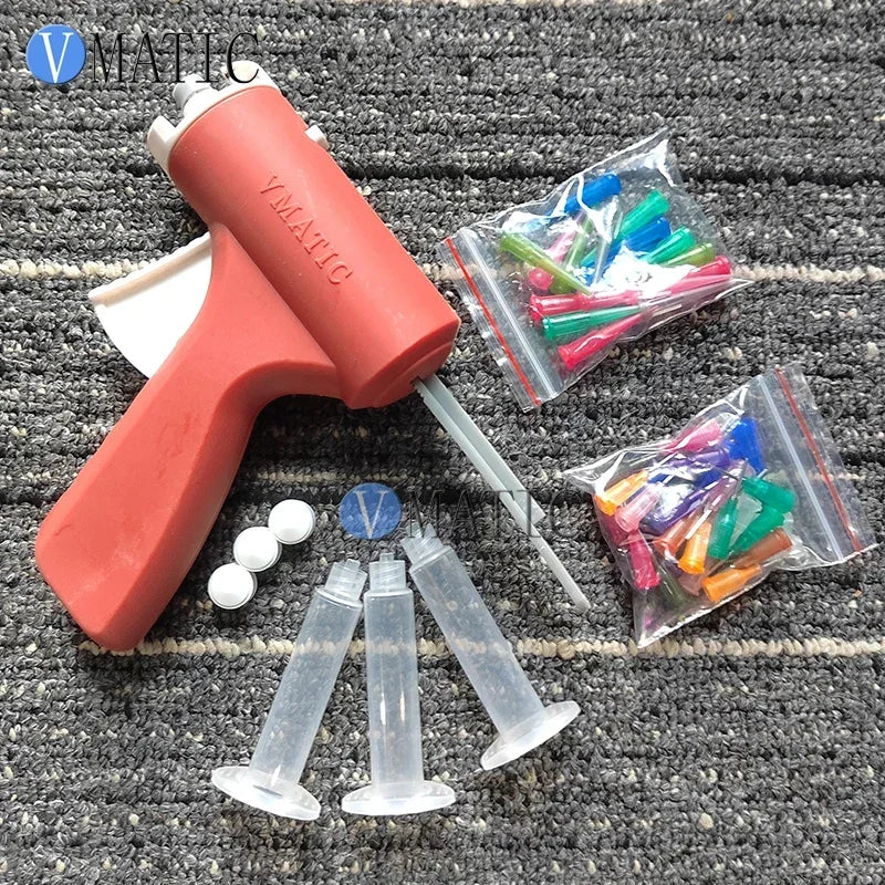 ‌5-55ml Manual Caulk Gun | VMATIC Ergonomic Glue Dispenser for Construction & Crafts | 4 Sizes Syringe Cartridge Fast Shipping‌