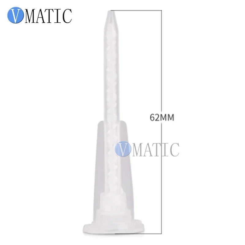 Dual-Component Static Mixer Nozzle | 12-Lobe Helix Mixing Element for Epoxy Dispensing