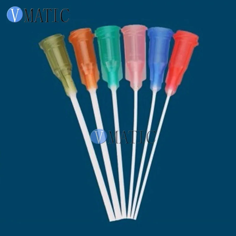 ‌600Pcs PP Flexible Dispensing Needles 14-25G Mix | 1'' Length Multi-Size for Cosmetics/Electronics (Anti-Clog) Free Shipping‌