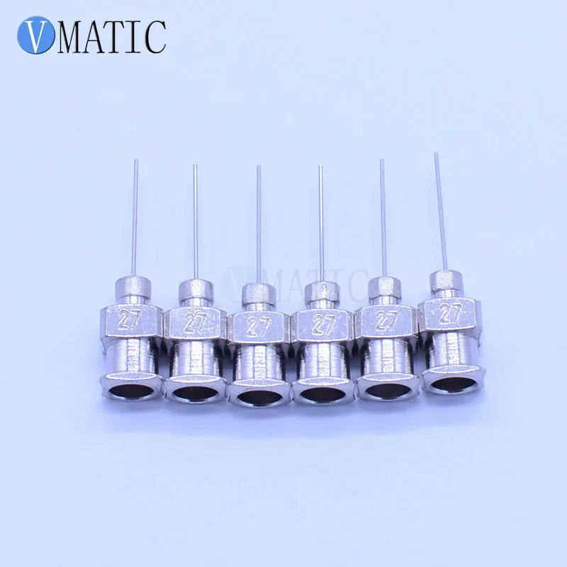 ‌27G Blunt Syringe Needles 12pcs | All-Metal Stainless Steel Tips for Glue/Resin/Cosmetics (1/2" Tip Precision Control)‌