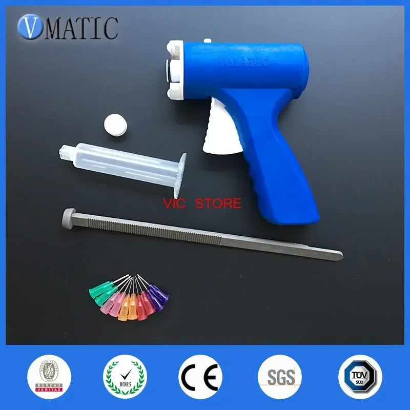 ‌Industrial 10ml Epoxy Glue Gun | Dual-Cartridge Dispenser with Stainless Needles & Anti-Clog Syringe Free Shipping‌