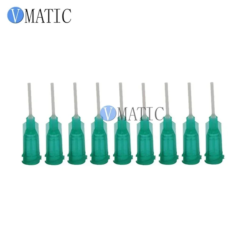 Free Shipping 100Pcs 14G-25G 1/2'' Polypropylene Dispensing Flexible Needles 1/2 Inch