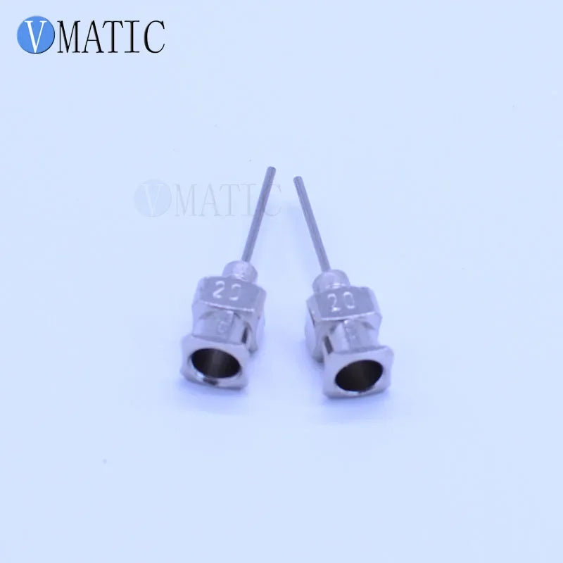 Free Shipping 1/2 Inch Tip Length 20G All Metal Tips Blunt Stainless Steel 12Pcs Glue Dispensing Needles Syringe Needle Tips