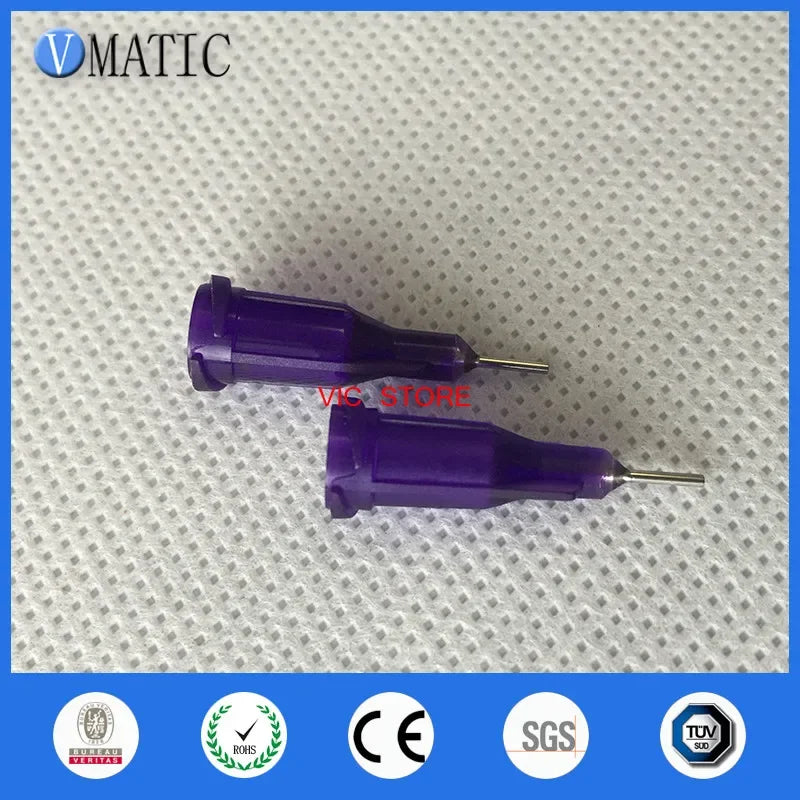 Free Shipping Quality Assurance 100pcs/lot 21G 1/4 Inch Stainless Steel Tip Dispensing Screw Needles Syringe Needle Tips