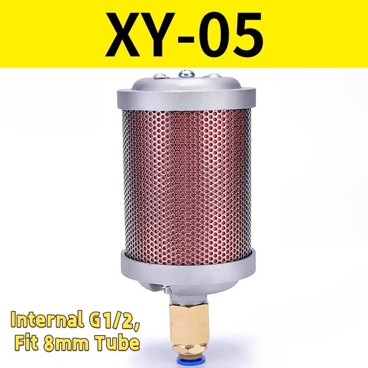 Free Shipping XY-05 Noise Reduction 07 Dryer Silencer Exhaust Muffler Pneumatic Diaphragm Pump 20/15/12