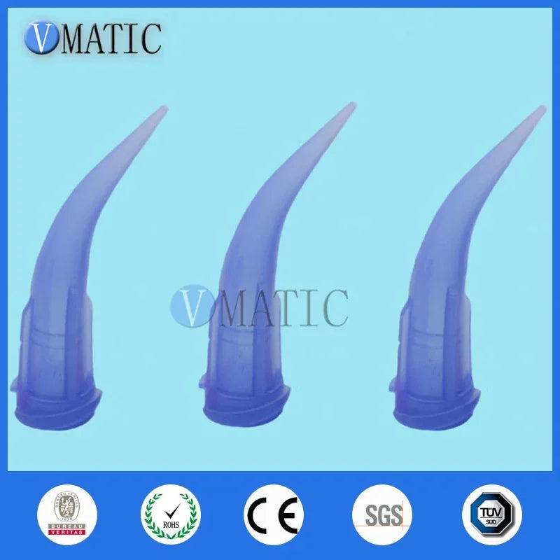 ‌100PCs Plastic Bent Dispensing Needles | TT Tapered Tips for Resin/Epoxy Glue (Anti-Clogging Craft Syringe Applicators)‌