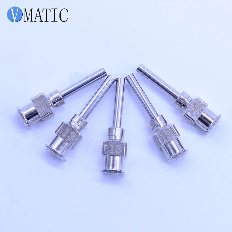 High Quality 12Pcs 0.5'' 13G Glue Dispensing Stainless Steel Needles 1/2 Inch