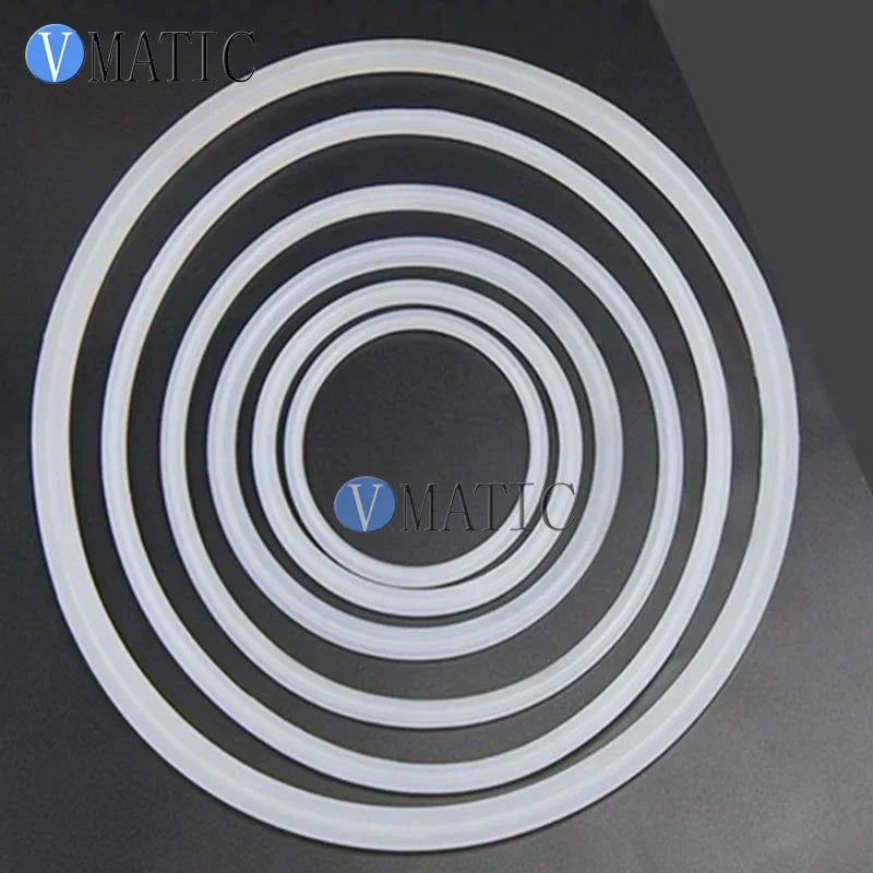 High-Temperature & Acid/Alkali Resistant Silicone Gasket Frame-Mounted Pressure Tank Seal, Durable Anti-Dust Rubber Ring