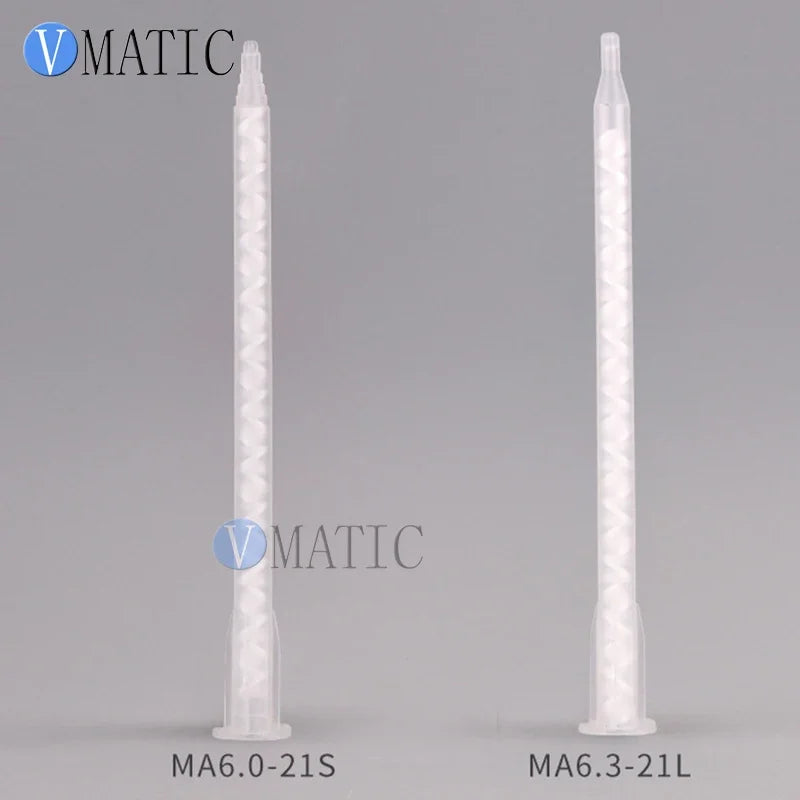 Free Shipping Plastic Static Mixer MA6.0-21S Mixing Nozzles For Duo Pack Epoxies