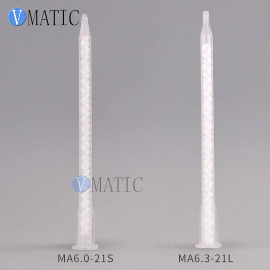 Free Shipping Plastic Static Mixer MA6.0-21S Mixing Nozzles For Duo Pack Epoxies