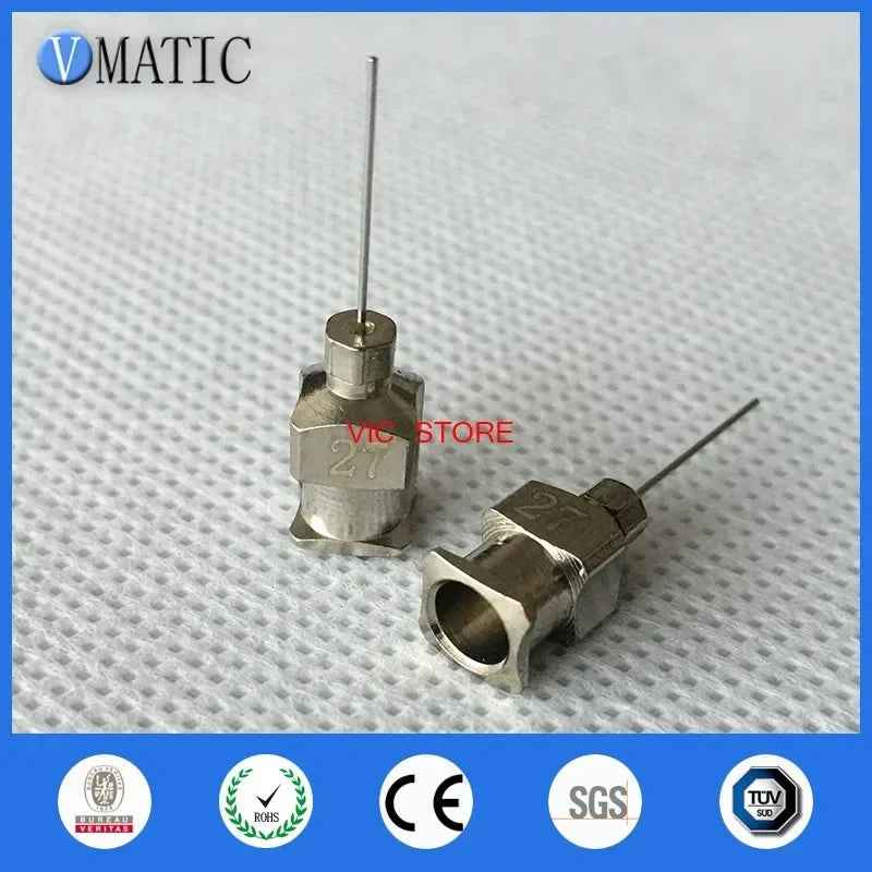 ‌27G Blunt Syringe Needles 12pcs | All-Metal Stainless Steel Tips for Glue/Resin/Cosmetics (1/2" Tip Precision Control)‌