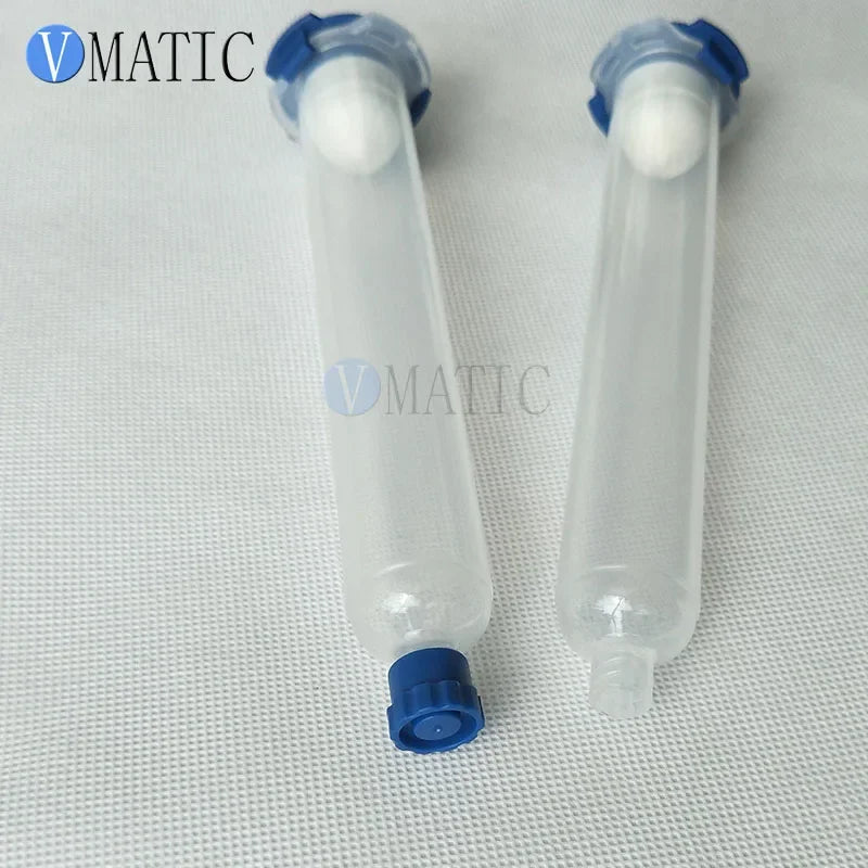 Free Shipping 3pcs Quality EFD 10cc 10ml Pneumatic Syringe With Luer Lock Tip Cap, Pistons And End Cover