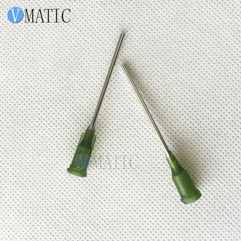 High Quality 1.5'' Tube Length 100Pcs 14/15/16/18/20/21/22/23/25/27 Glue Adhesive Dispensing Needle Tips 1-1/2 Inch