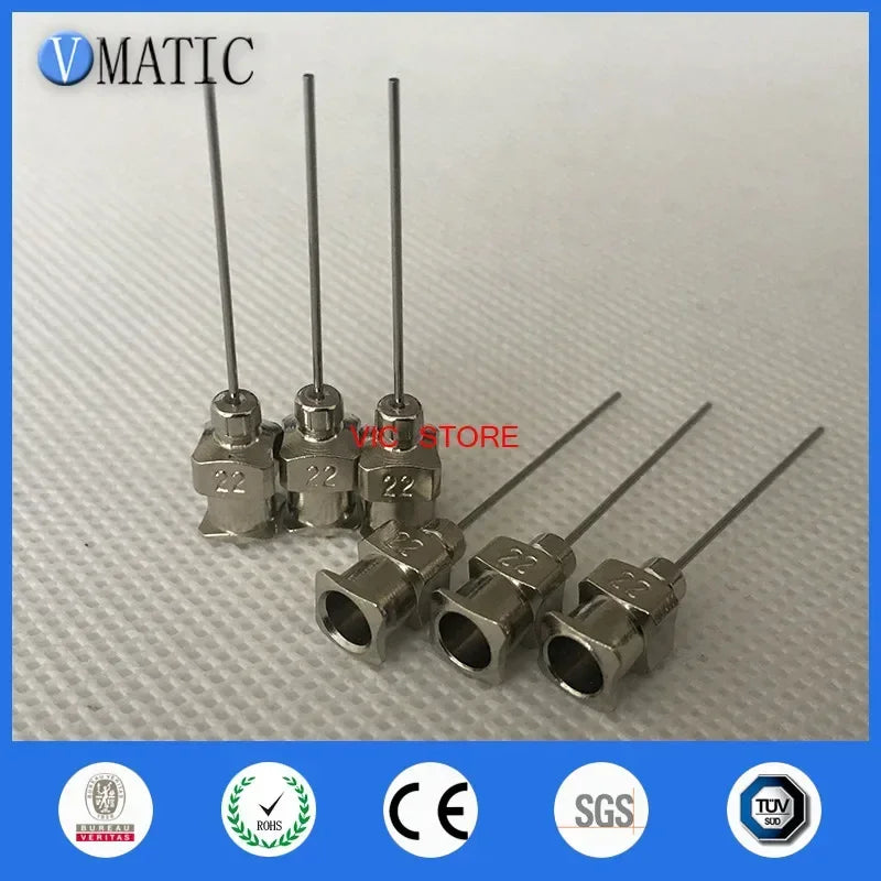 Free Shipping 12Pcs 1 Inch Tip Length 22G Variety Specification Stainless Steel Needle