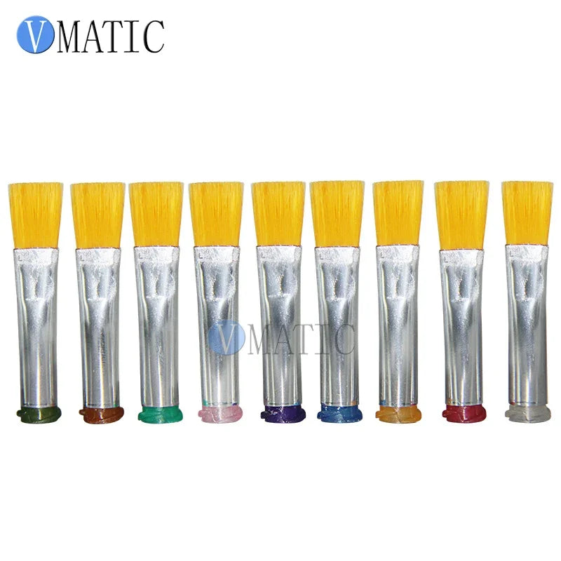 ‌10pcs Multi-Gauge Flat Dispenser Brush | 14G-27G 8mm SS Needle for Electronics Glue Free Shipping‌