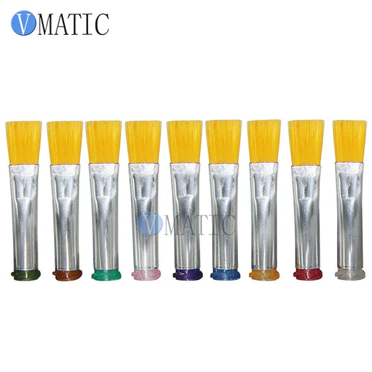 ‌10pcs Multi-Gauge Flat Dispenser Brush | 14G-27G 8mm SS Needle for Electronics Glue Free Shipping‌