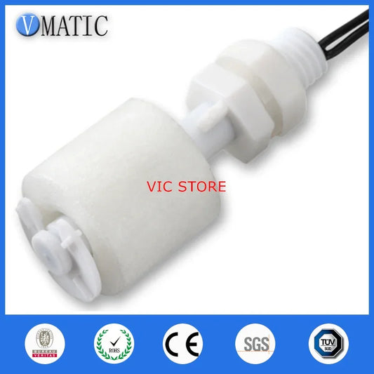 Free Shipping 10 Pcs Proximity Cost Leveling White Vertical Float Switch Pp Controller Sensor VC1043-P