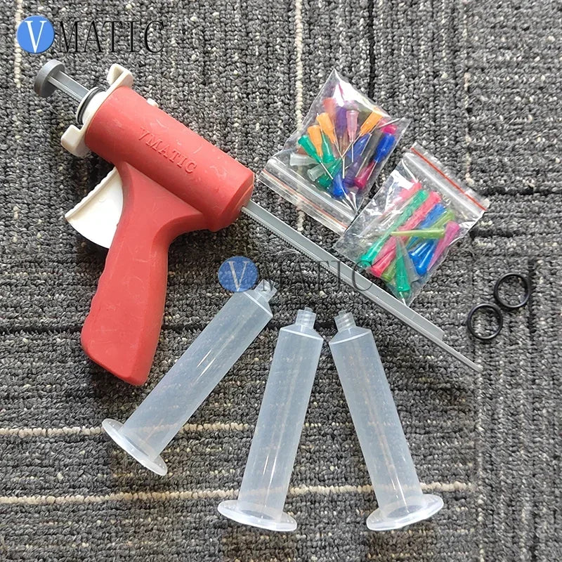 ‌5-55ml Manual Caulk Gun | VMATIC Ergonomic Glue Dispenser for Construction & Crafts | 4 Sizes Syringe Cartridge Fast Shipping‌