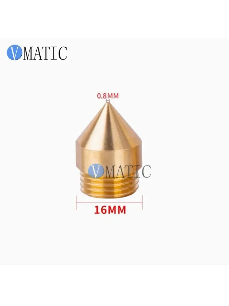 Free Shipping German Style Luer Solid Brass Hot Glue Nozzles - Industrial Anti-Drip Tips Universal Fit for Glue Guns