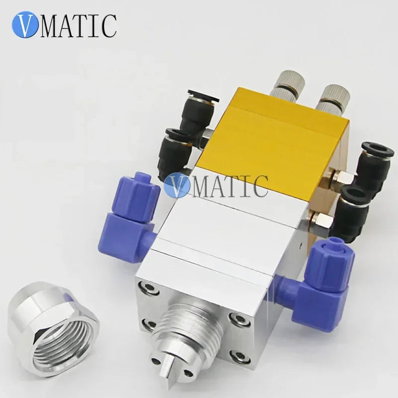 High Quality Double Action Two-Cylinder Suck Back Liquid Dispensing Ab Large Flow Dispense/Dispenser Valve 1:1 2:1 3:1 5:1