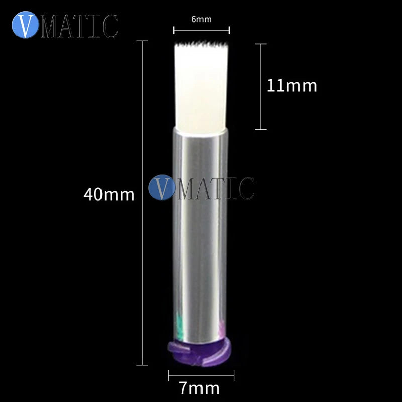 Free Shipping 21G Dia 6mm Wool Luer Lock Glue Dispensing Needle Brush