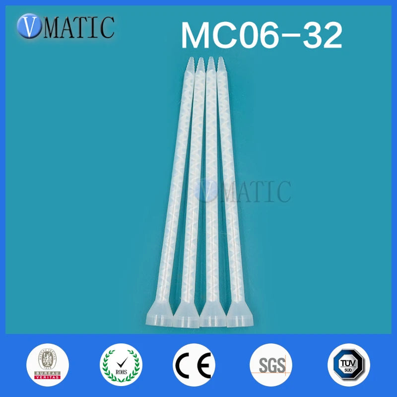 2023 High Quality Resin Static Mixer MC06-32 Mixing Nozzles For Duo Pack Epoxies (White Core)