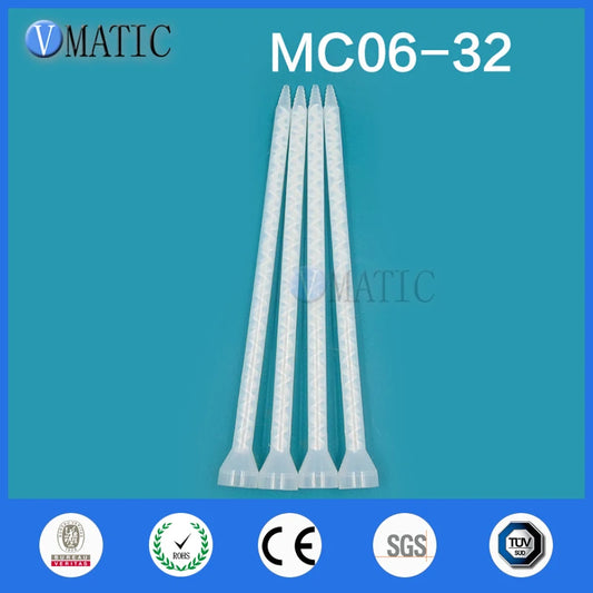 2023 High Quality Resin Static Mixer MC06-32 Mixing Nozzles For Duo Pack Epoxies (White Core)