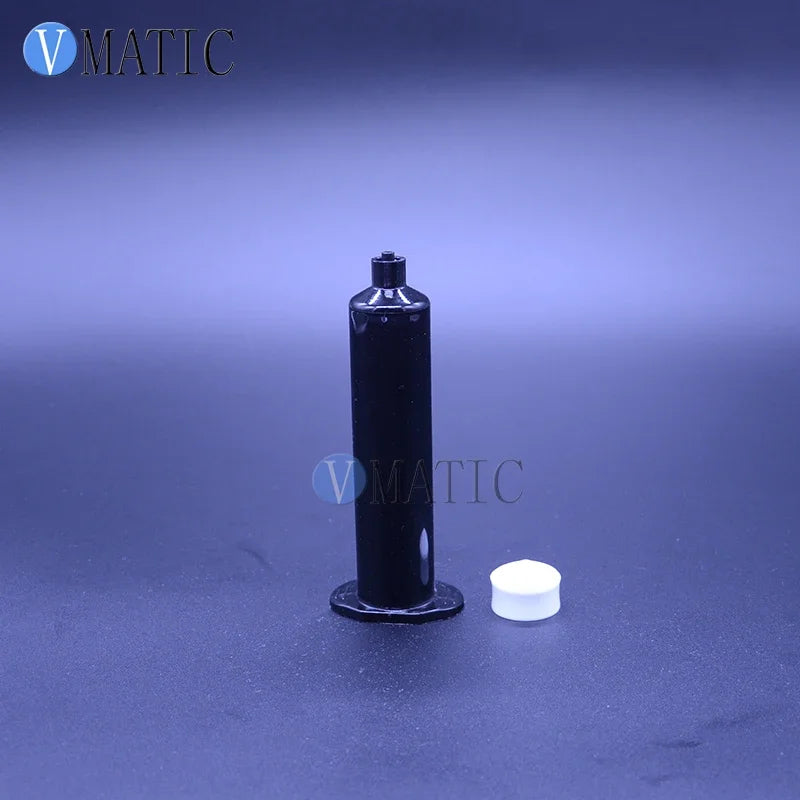 Free Shipping 10cc/ 10ml Black Luer Lock UV Syringe Barrel Set With Orange Cap/ Stopper, Piston &  End Cover