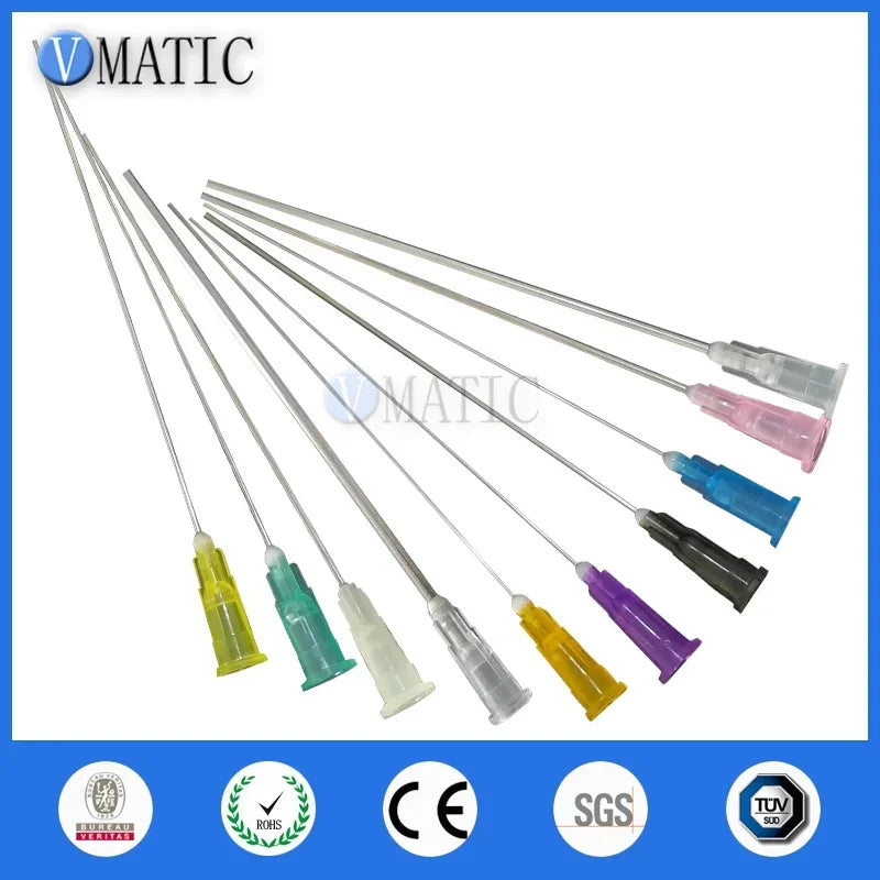 Free Shipping High Quality 100mm 10cm Tube Length Glue Fluid Adhesive Oil Ink Dispensing Blunt Needle