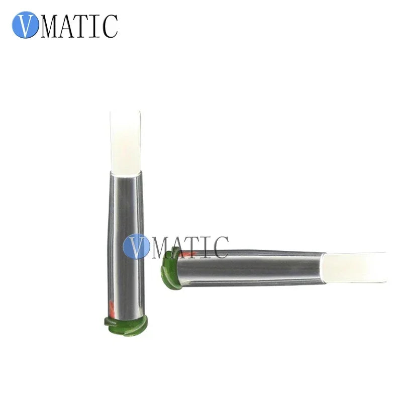 Free Shipping 10Pcs 14G Dia 5mm Round Brush Tip Liquid Glue Dispensing Syringes Needle Brush Tip
