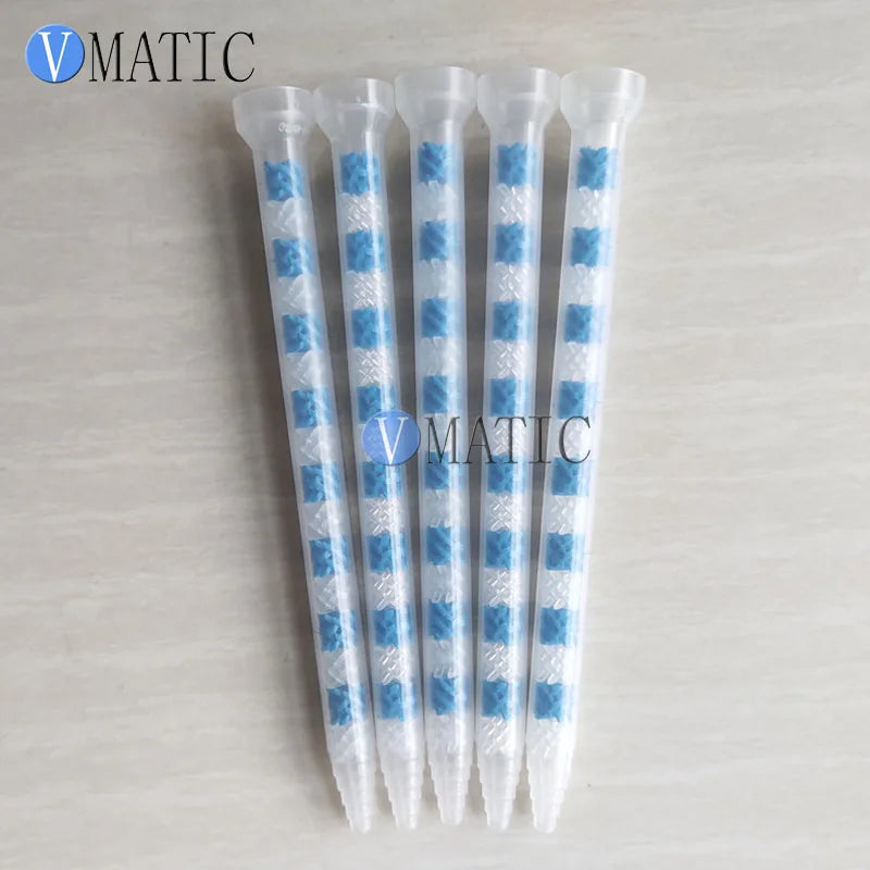 GSM9-16 Static Mixing Nozzle 10PCS - Multi-Purpose AB Adhesive Mixer for Epoxy Resin & High-Viscosity Glue Dispensing