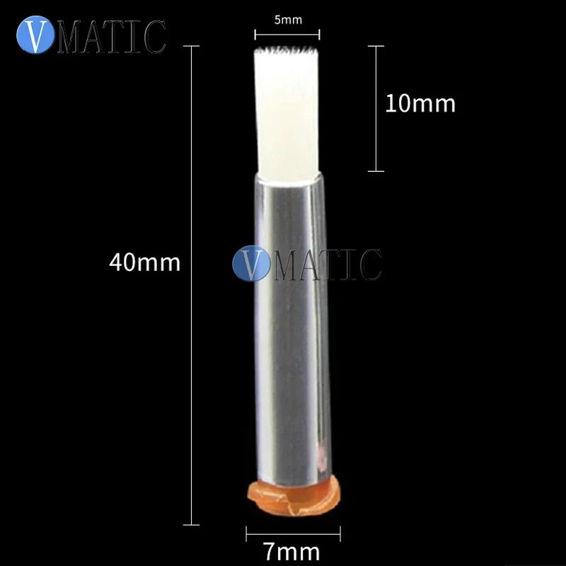 Free Shipping 15G Needle Brush Double Screw Thread Needles Efd Soft Brush Needle Round Mouth Dia 5mm