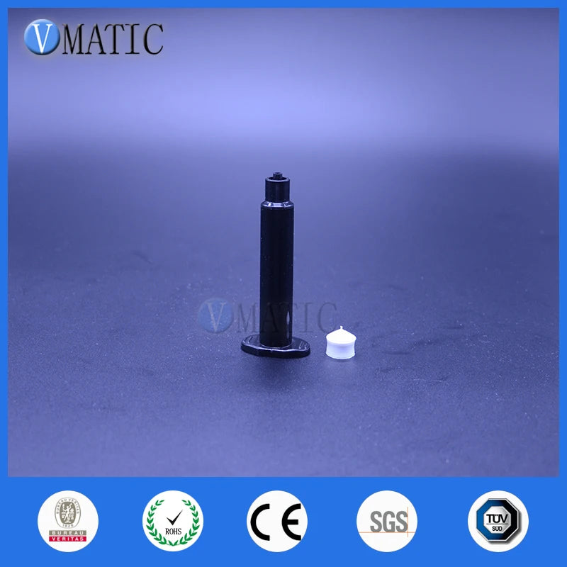 Free Shipping 5cc/ 5ml Black Syringe Barrel Set Glue Dispensing Syringe Barrel With Piston & Stoppers