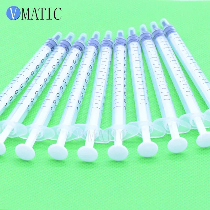 Free Shipping Non Sterilized 1cc/ml Industrial Syringes + 18G X 1-1/2 Inch Blunt Tip Fill Needle Dispensing Needle Syringe